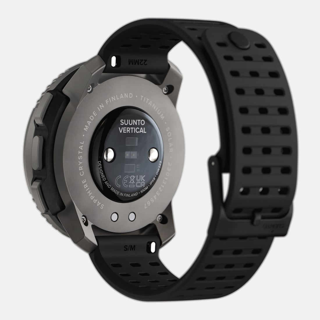 Suunto Vertical GPS Sports Watch -Steel Solar All Black Suunto