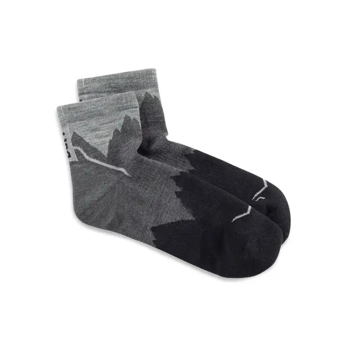 BUFF Lightweight Merino Quarter Socks (Unisex) - Black