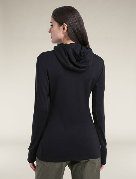 Icebreaker Merino 260 Quantum Long Sleeve Zip Hoodie (Women's) Icebreaker