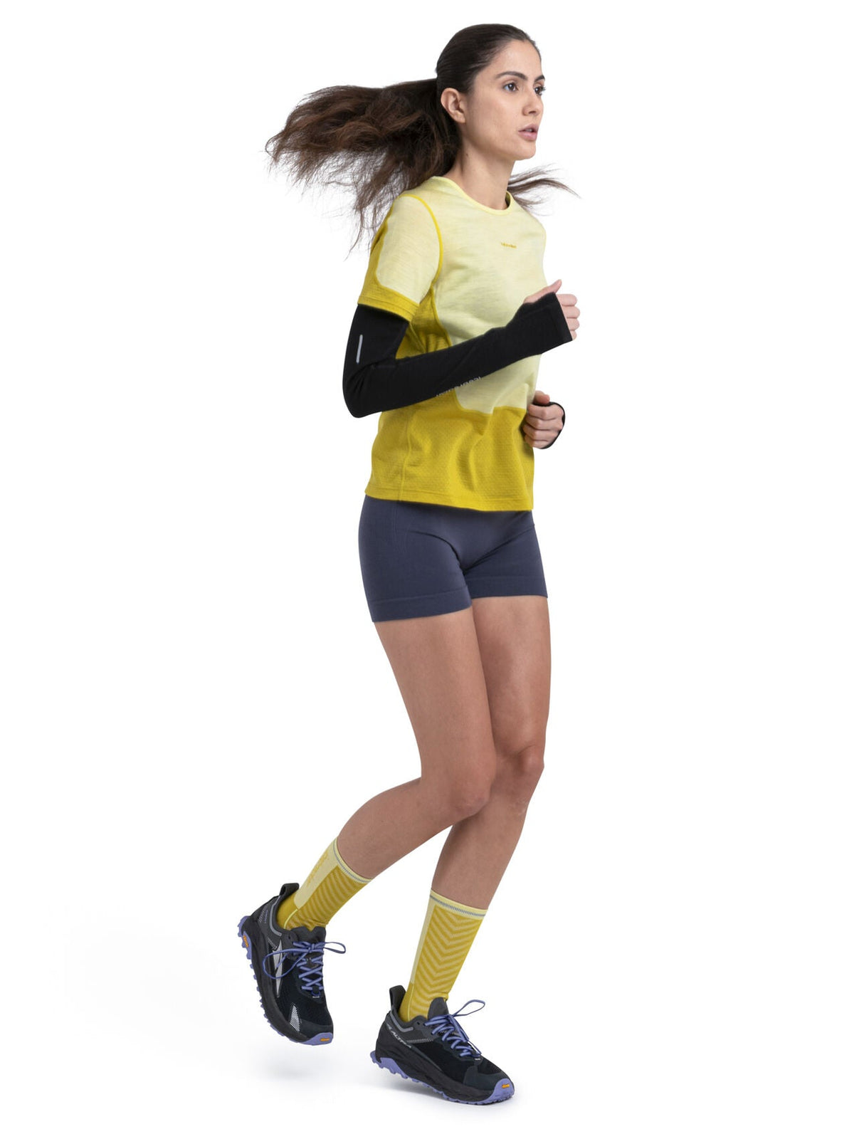 Icebreaker 200 ZoneKnit Merino Arm Sleeves (Unisex) - Black Icebreaker
