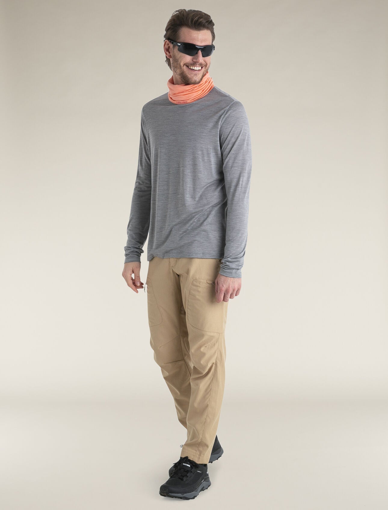 Icebreaker Merino Blend 125 Cool-Lite™ Sphere Long Sleeve T-Shirt (Men's) Icebreaker