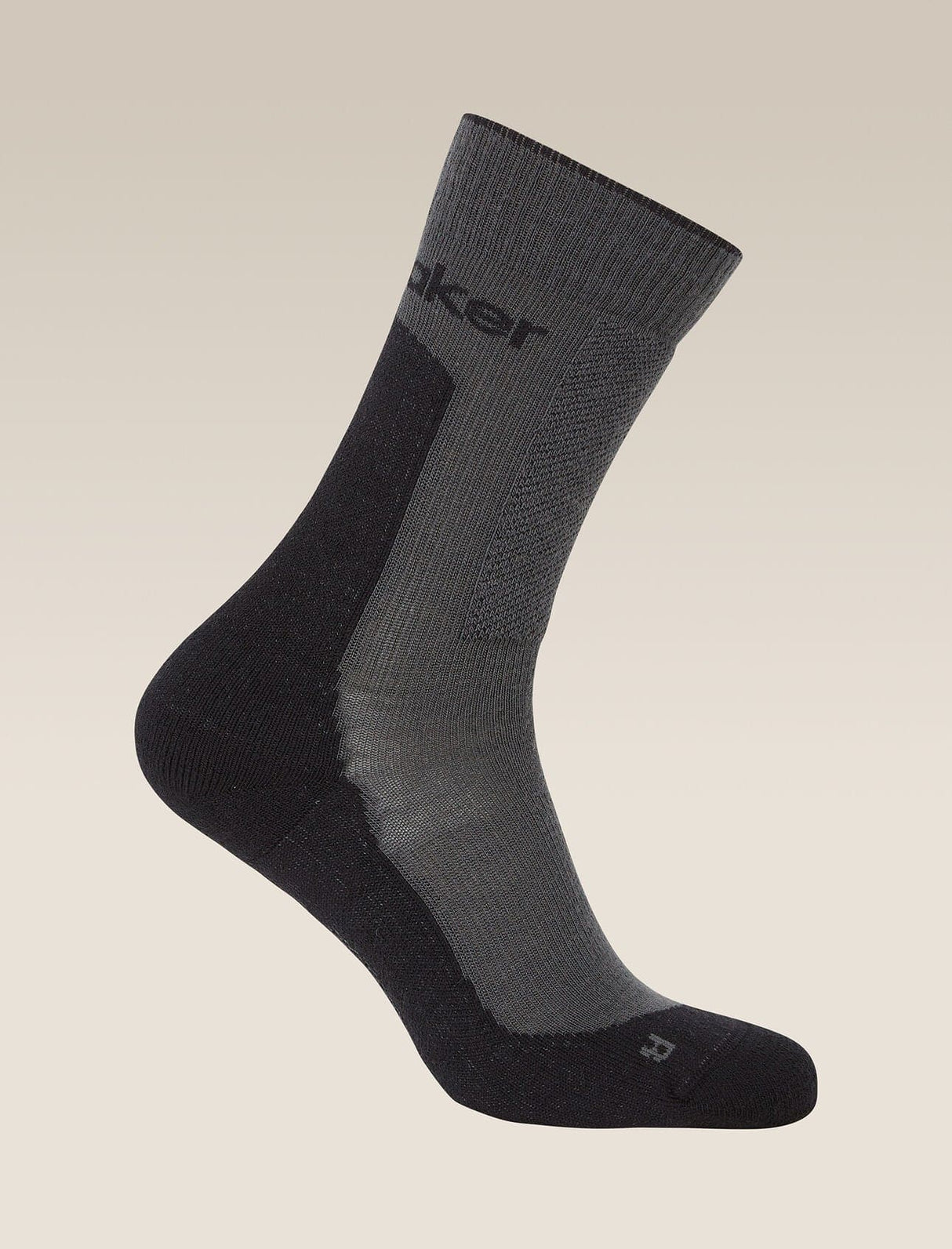Icebreaker Merino Hike+ Heavy Crew Socks (Women's) - Obsidian/Black