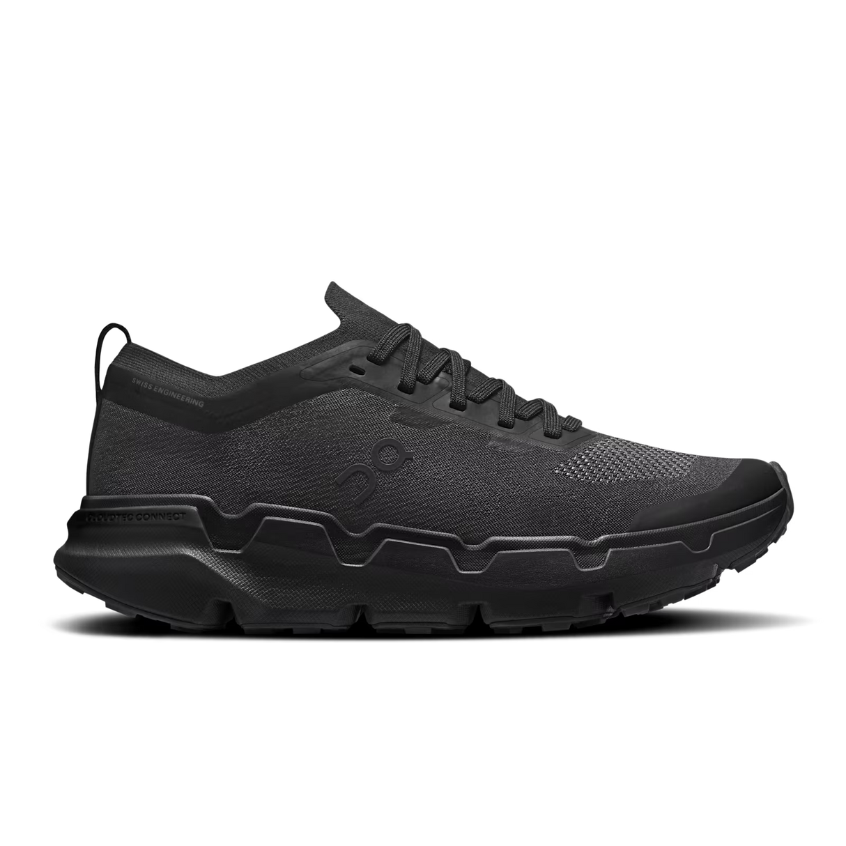 Beige running shoe with 'On' logo on a white background - On Cloudsoma Shoes (Women's) - Black