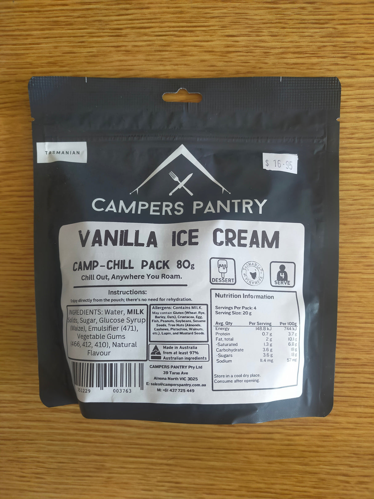 Campers Pantry Freeze Dried Ice Cream Campers Pantry