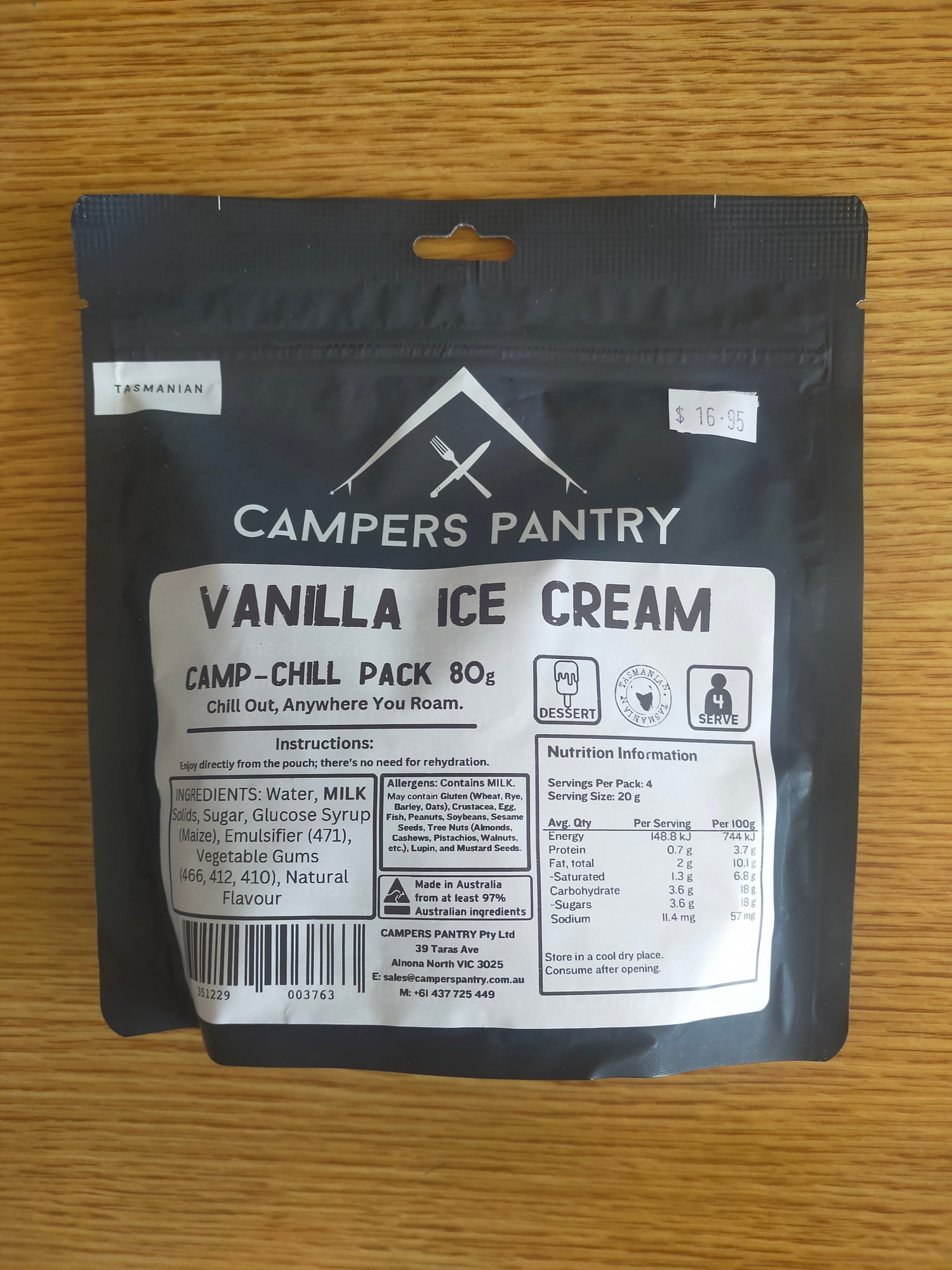 Campers Pantry Freeze Dried Ice Cream Campers Pantry
