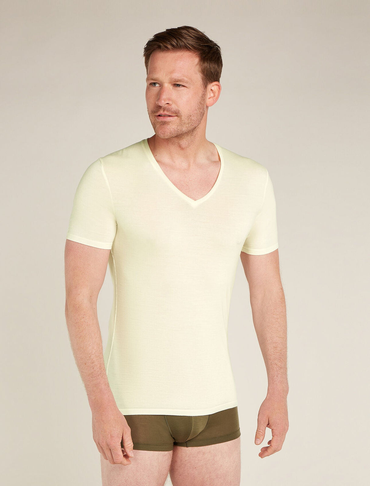 Icebreaker Merino Anatomica Short Sleeve V Neck (Men's) Icebreaker