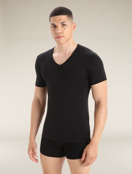Icebreaker Merino Anatomica Short Sleeve V Neck (Men's) Icebreaker