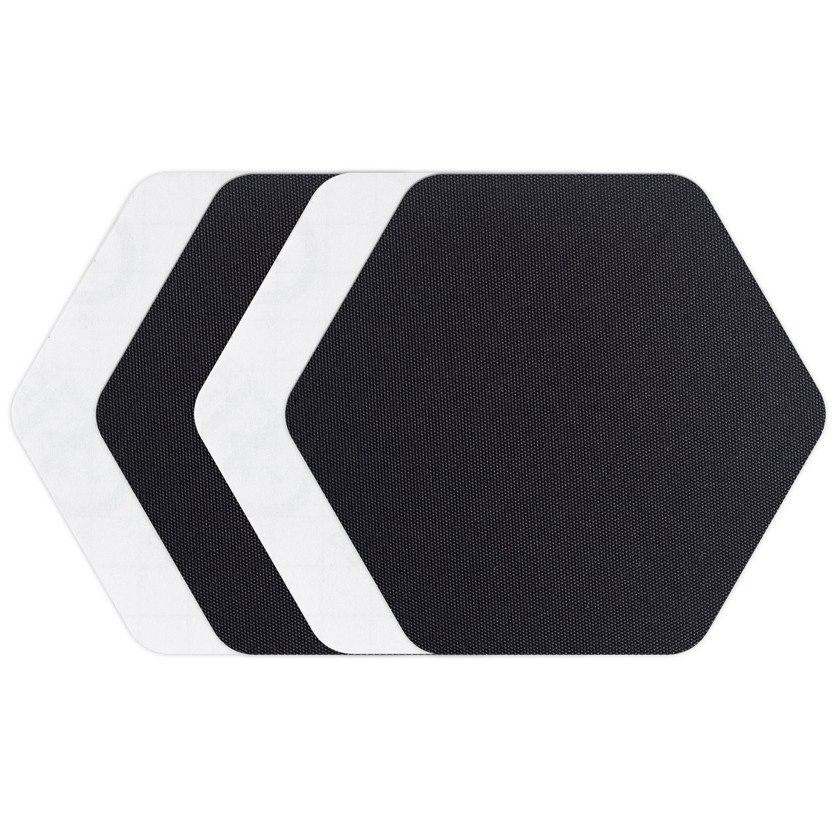 Gear Aid Tenacious Tape Hex Patches - Black & Clear - No Size - One Size - Find Your Feet Australia Hobart Launceston Tasmania