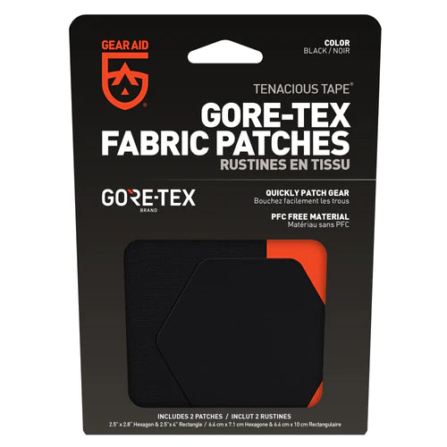 Gear Aid Gore-Tex Fabric Patches Hex - Find Your Feet Australia Hobart Launceston Tasmania