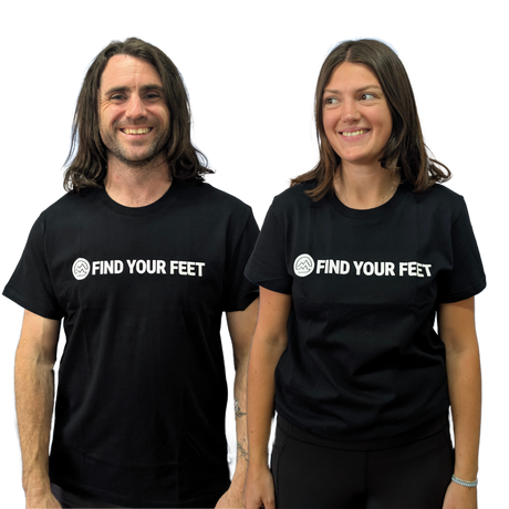 Find Your Feet Logo T-Shirt Find Your Feet