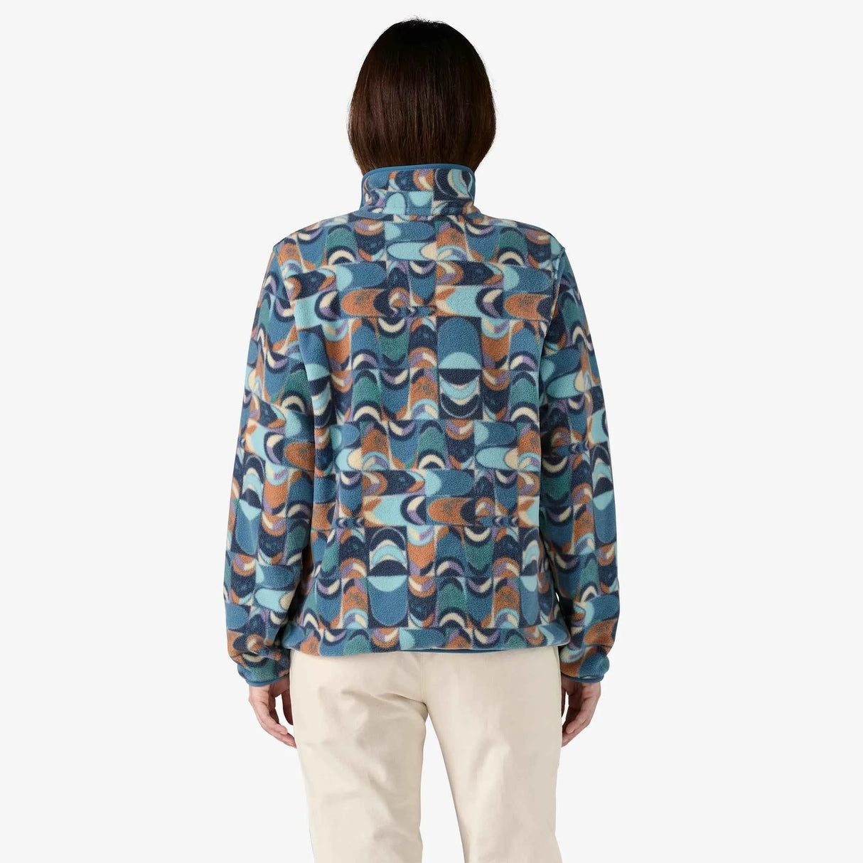 Patagonia Lightweight Synchilla® Snap-T® Fleece Pullover (Women's) - Swallowtail Geo Still Blue