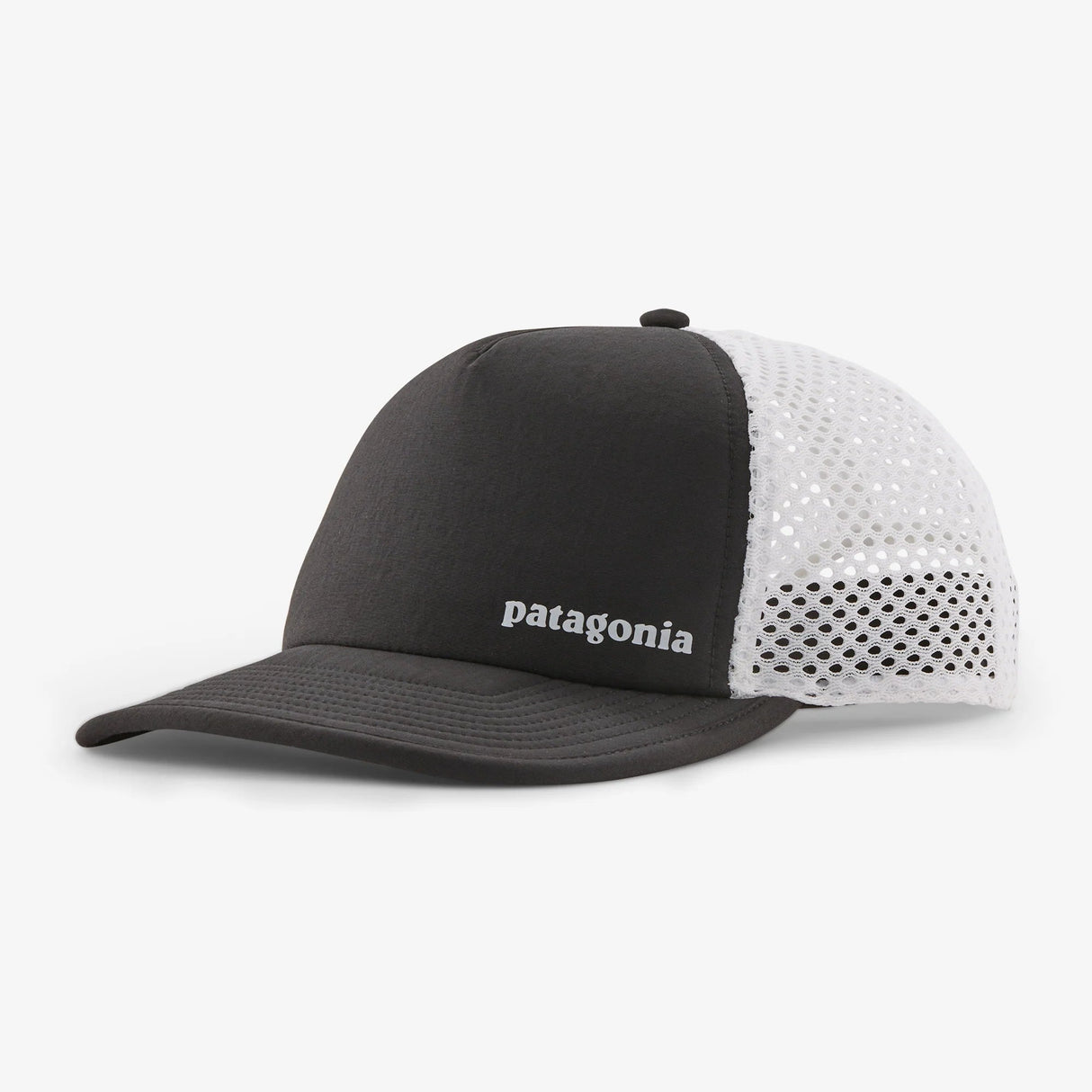 Patagonia Duckbill Running Trucker Hat - Black - White
