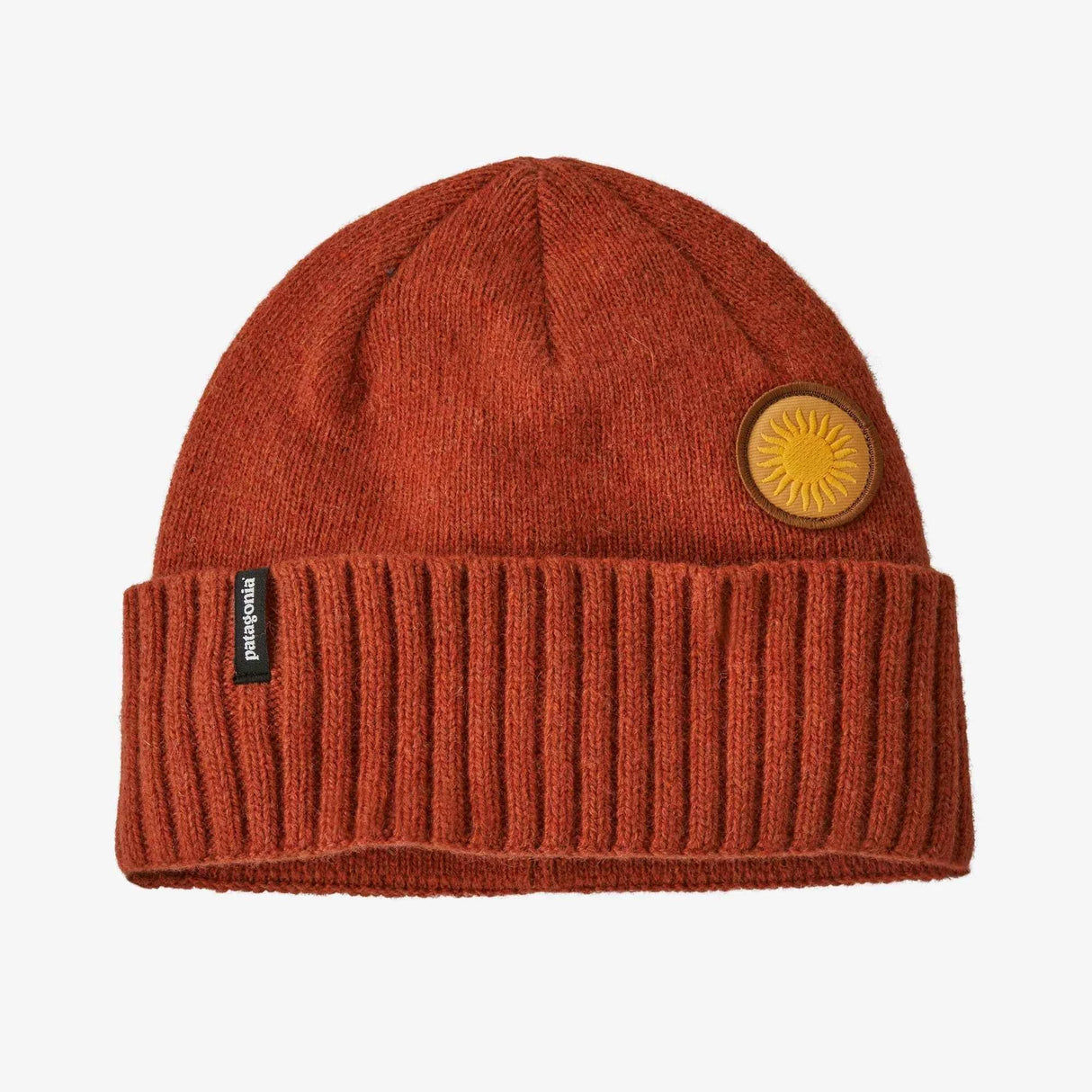 Patagonia Brodeo Beanie (Unisex) - Spirited Sun Burnished Red