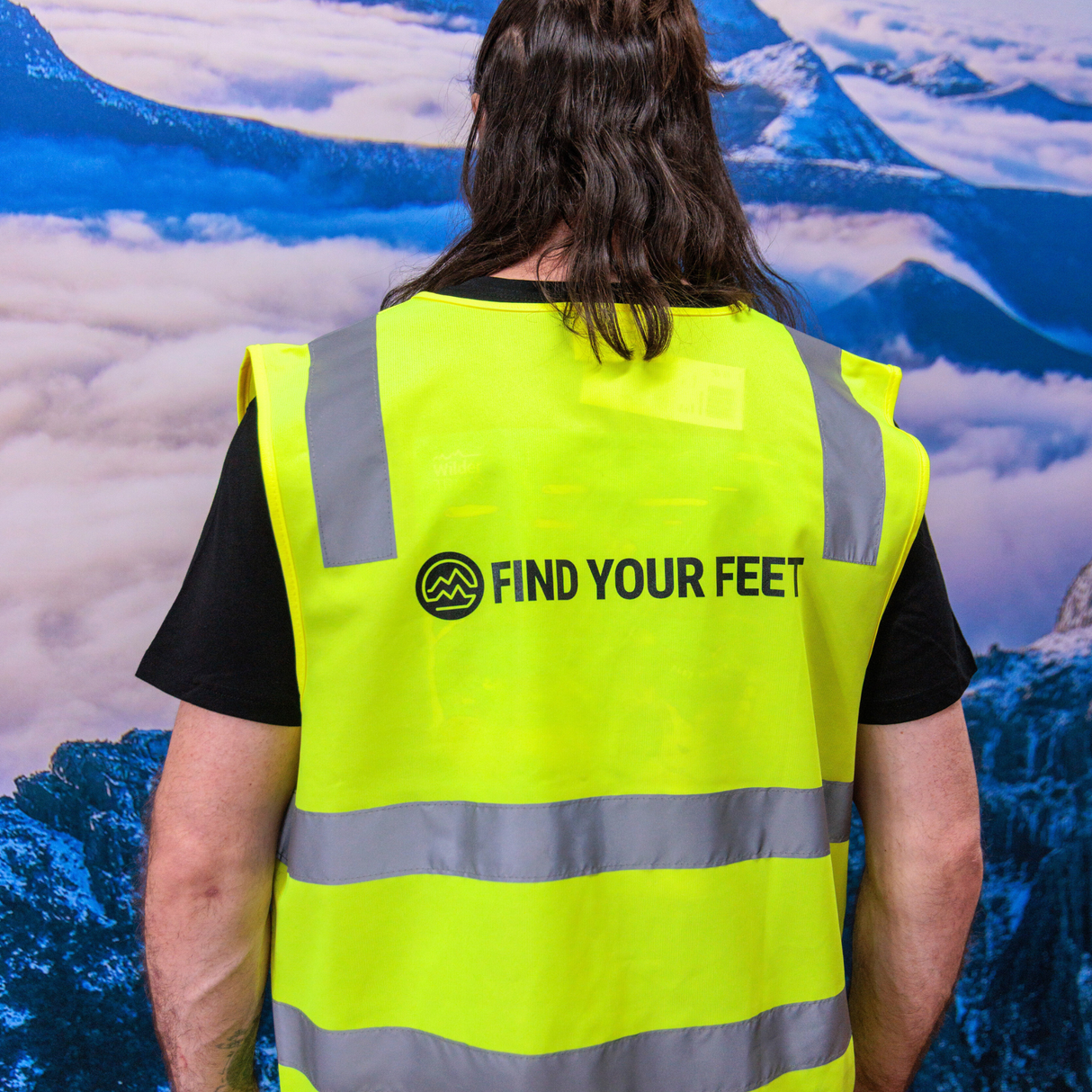 Find Your Feet High Visibility Safety Vest Night/Day Class (Unisex) Find Your Feet
