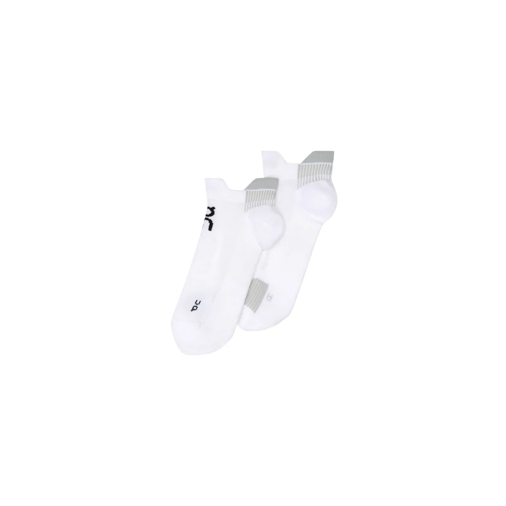 On Performance Run Sock Low (Unisex) - White/Glacier