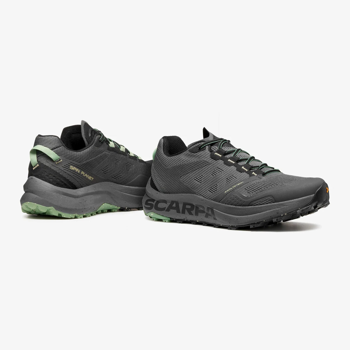- SCARPA Spin Planet Shoes (Men's) - Anthracite/Frosty Green