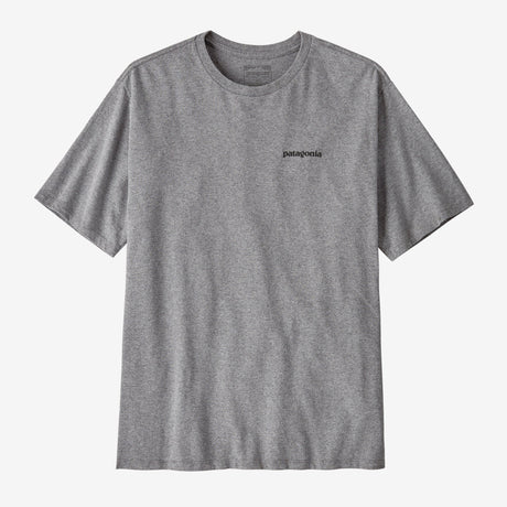 Patagonia P-6 Logo Responsibili-Tee (Men's) - Gravel Heather - Grey