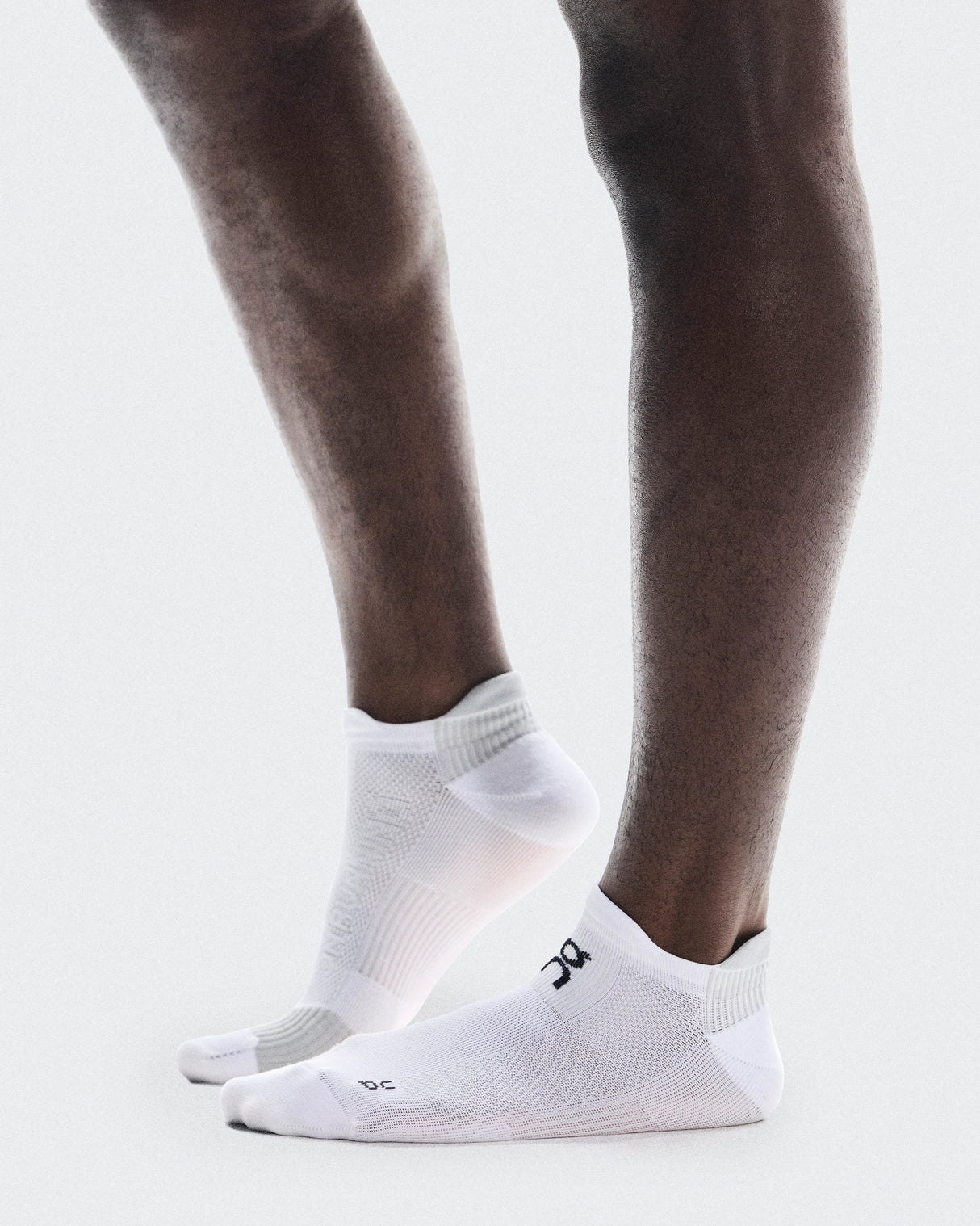 On Performance Run Sock Low (Unisex) - White/Glacier