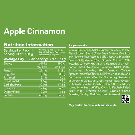 Radix Nutrition Plant Based Breakfasts Radix Nutrition