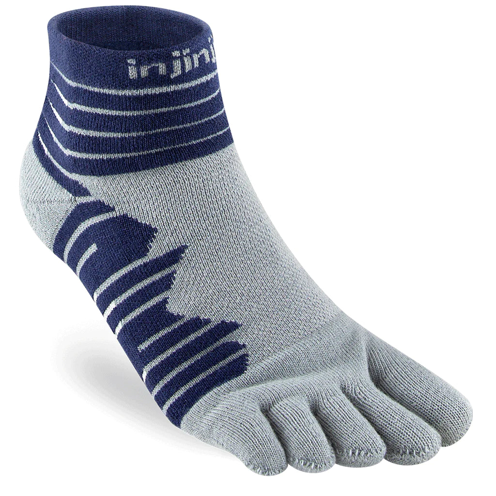 Injinji Ultra Run Mini-Crew Toesocks (Unisex) Injinji