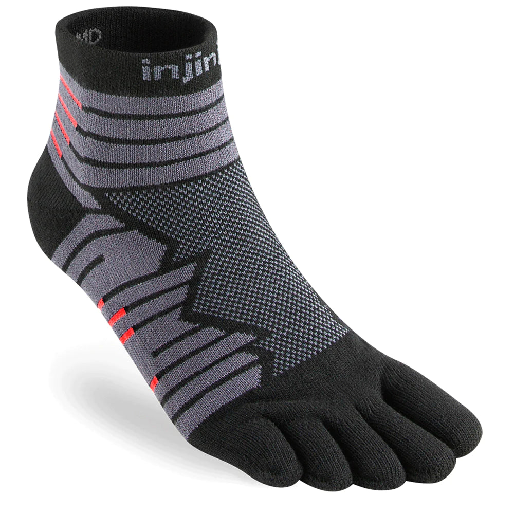 Injinji Ultra Run Mini-Crew Toesocks (Unisex) Injinji