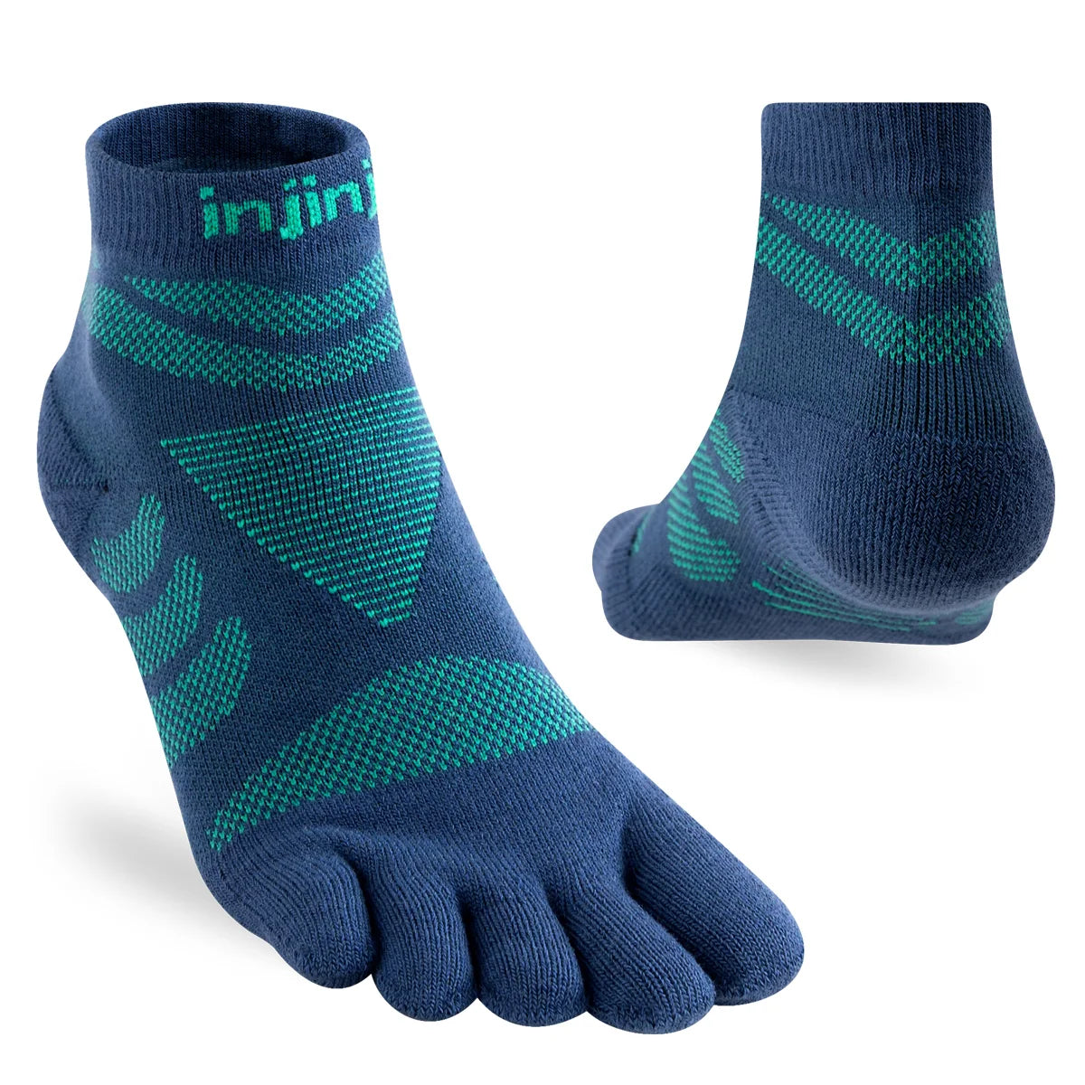 - Injinji Ultra Run Mini Crew Toesocks (Women's) - Poseidon