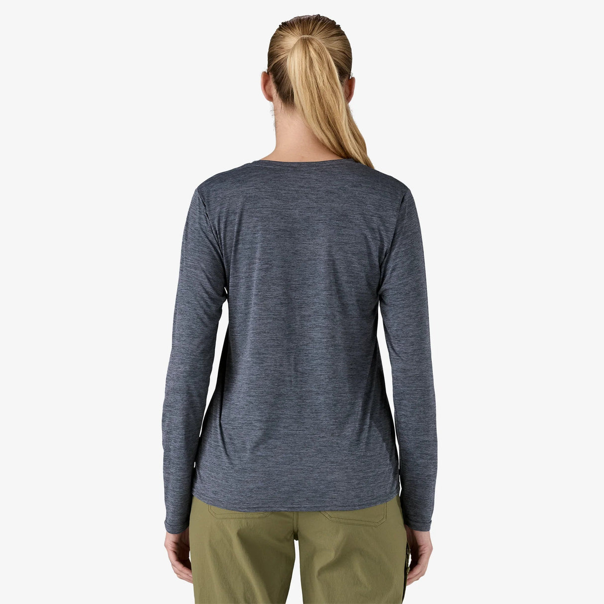 Patagonia Long-Sleeved Capilene® Cool Daily Shirt (Women's) - Smolder Blue - Light Smolder Blue X-Dye - Grey