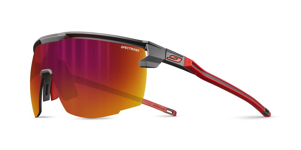 Julbo Ultimate Sunglasses - Black/Red / Spectron 3 Colour Flash