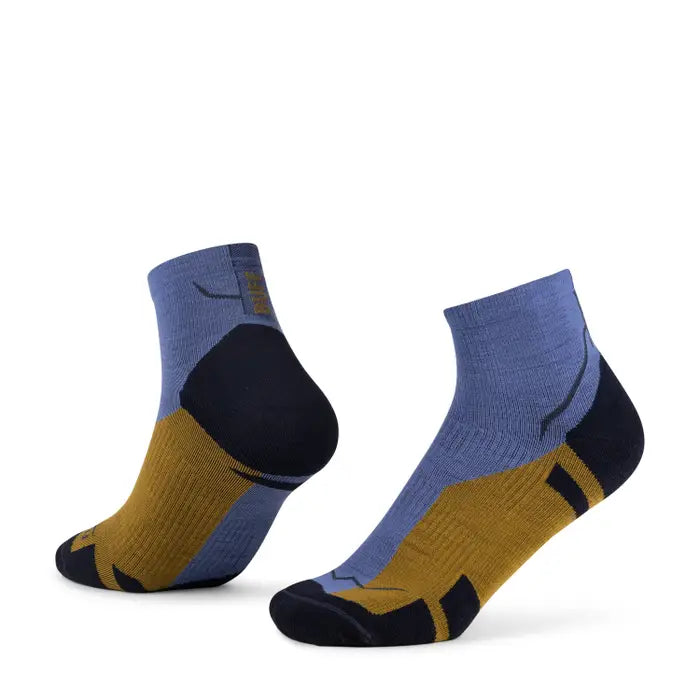 BUFF Lightweight Merino Quarter Socks (Unisex) - Blue
