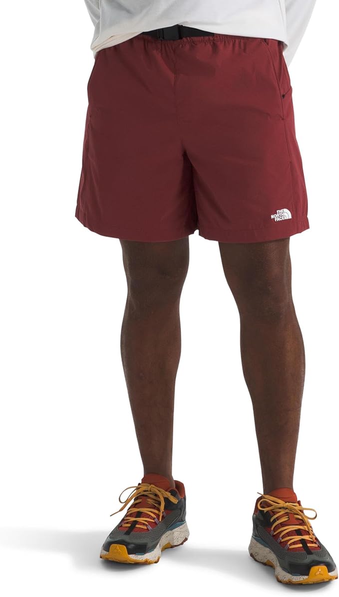 The North Face Class V Pathfinder Belted 7'' Shorts (Men's) - Sumac The North Face