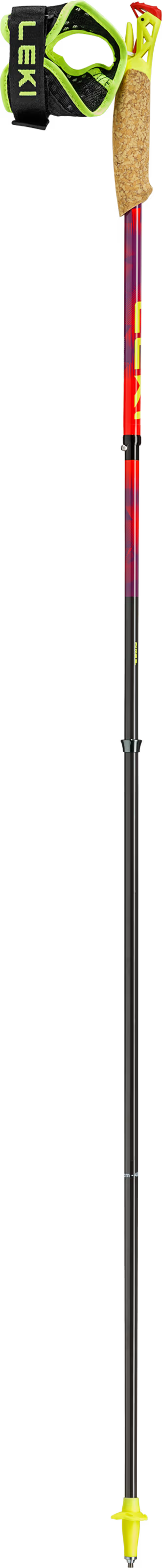Leki Ultratrail FX.One Superlite Trail Running Poles - Bright Red/Violet/Neon Yellow
