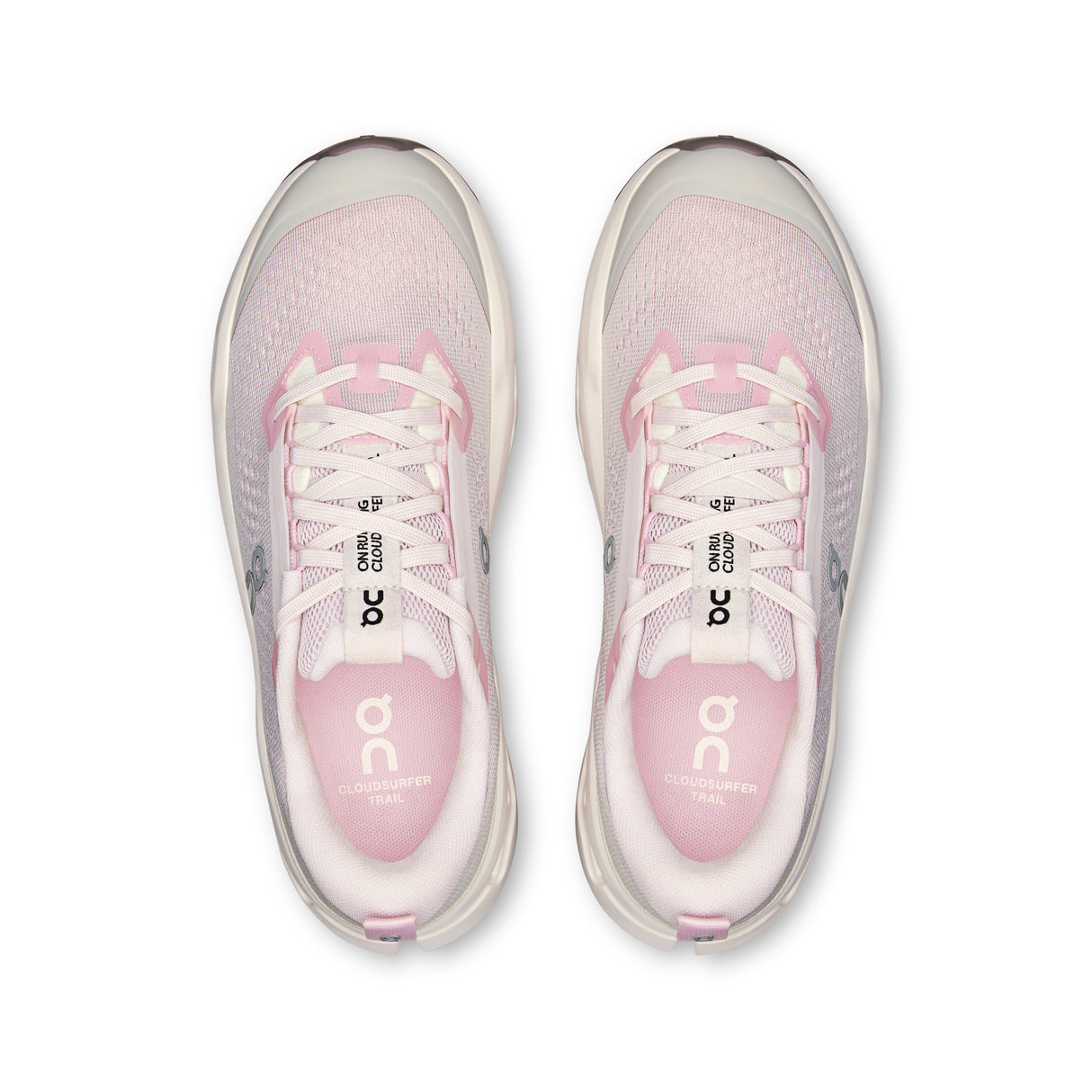 On Cloudsurfer Trail 2 Shoes (Women's) - Lily/Gardenia