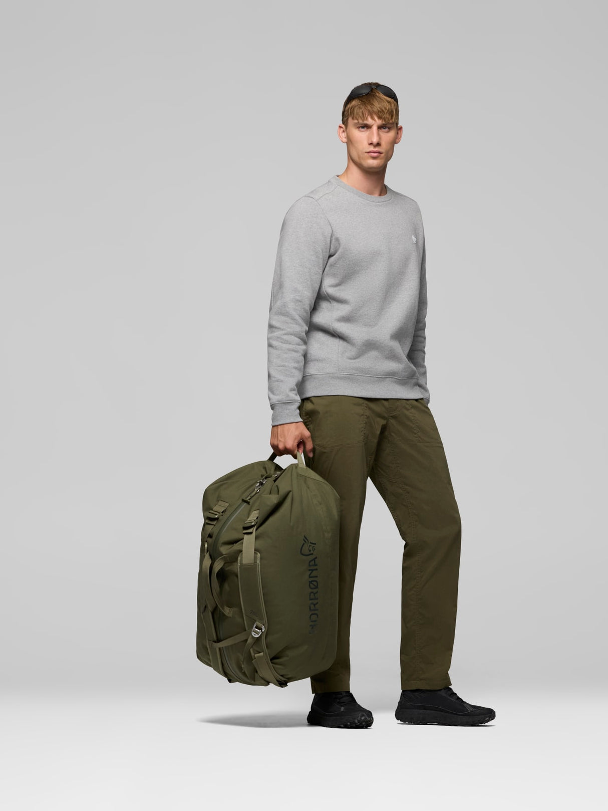 Norrøna Duffel Bags - 70L - Olive Night - Olive Green