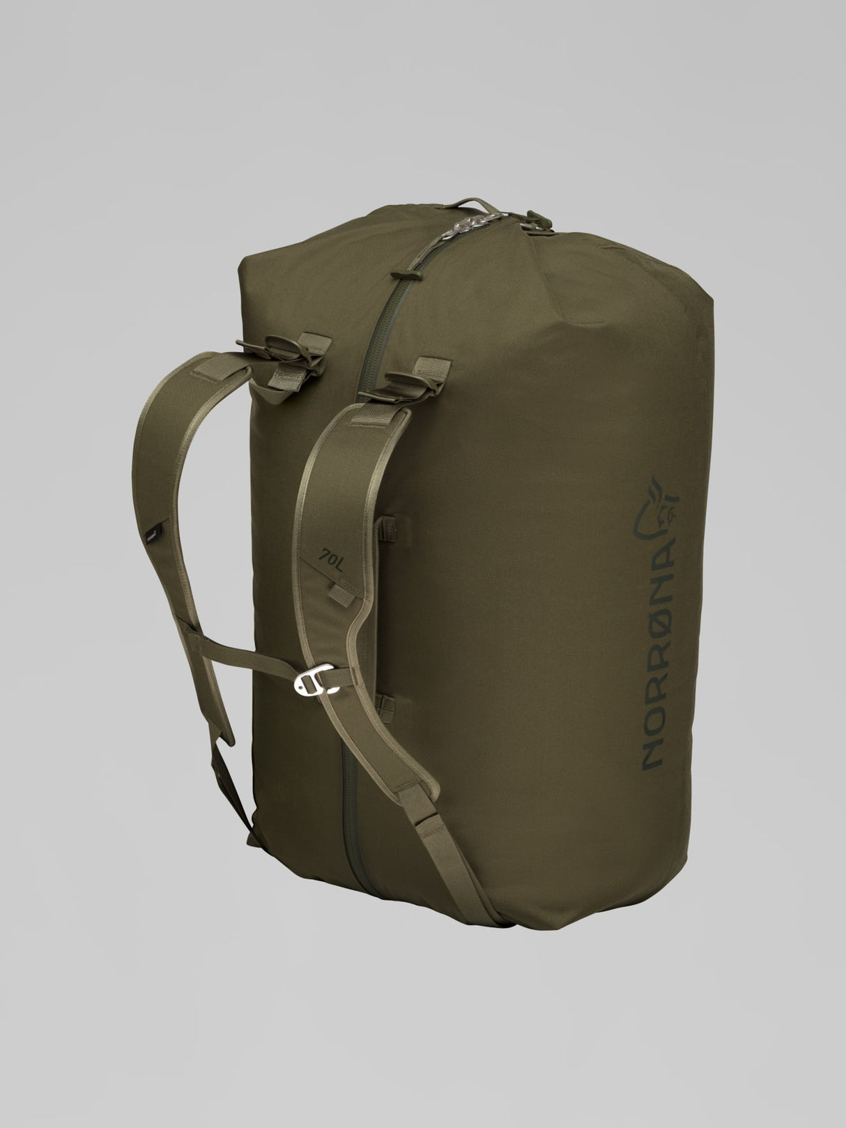 Norrøna Duffel Bags - 70L - Olive Night - Olive Green