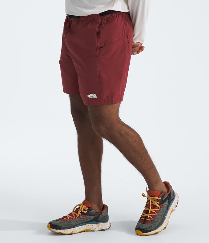 The North Face Class V Pathfinder Belted 7'' Shorts (Men's) - Sumac The North Face