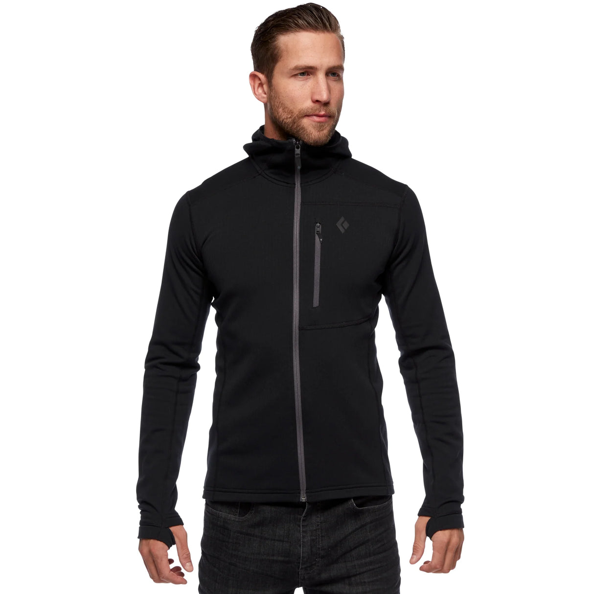 Black Diamond Coefficient Fleece Hoody (Men's) - Black