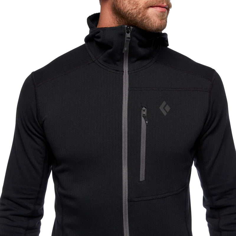 Black Diamond Coefficient Fleece Hoody (Men's) - Black