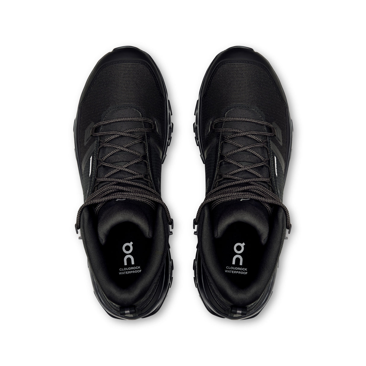 On Cloudrock Mid Waterproof (Men's) - Black/Black - Find Your Feet Australia Hobart Launceston Tasmania