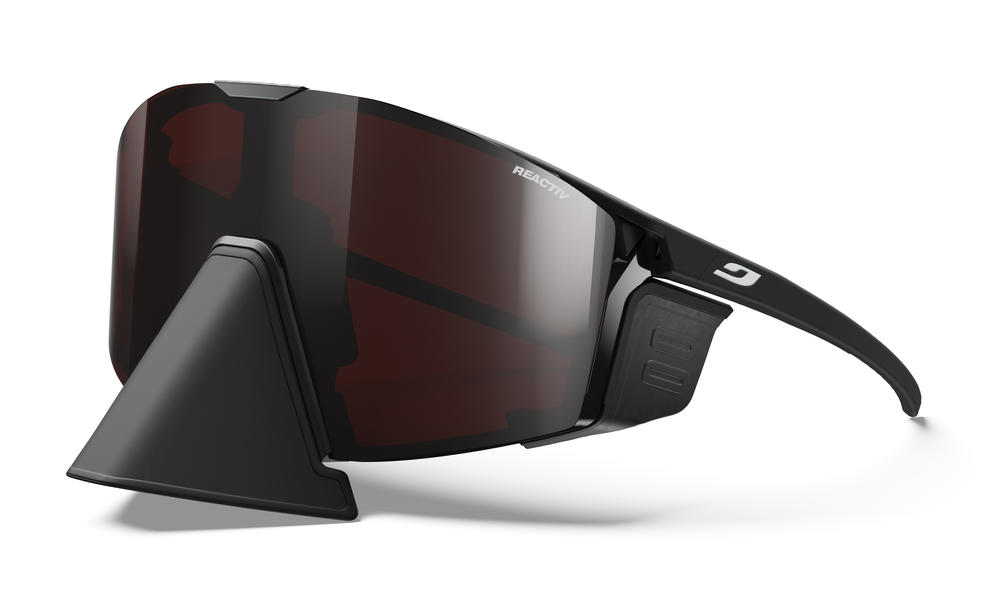 Julbo Edge Cover Sunglasses - Black / Reactiv High Contrast 0-4