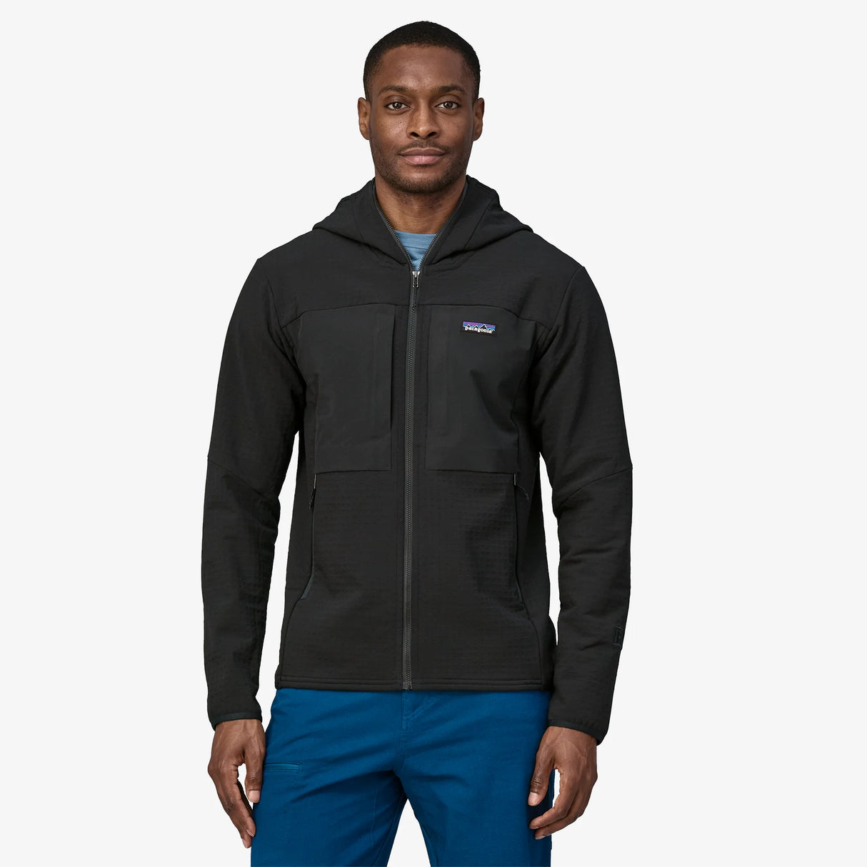 Patagonia R2 TechFace Fleece Hoody (Men's) - Black - Find Your Feet Australia Hobart Launceston Tasmania