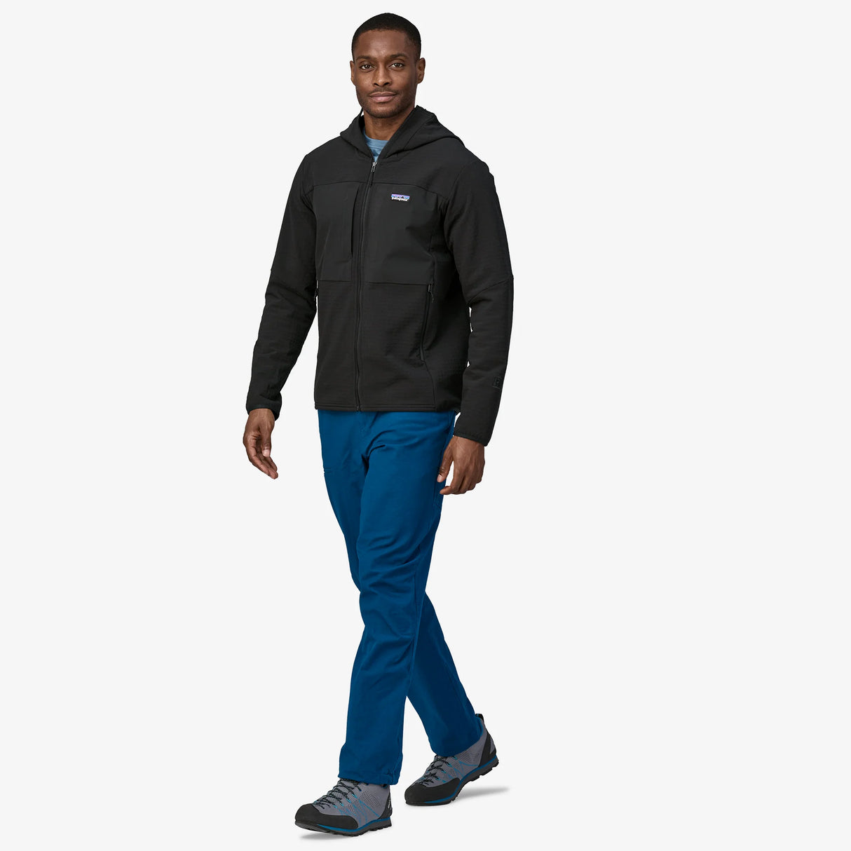 Patagonia R2 TechFace Fleece Hoody (Men's) - Black - Find Your Feet Australia Hobart Launceston Tasmania