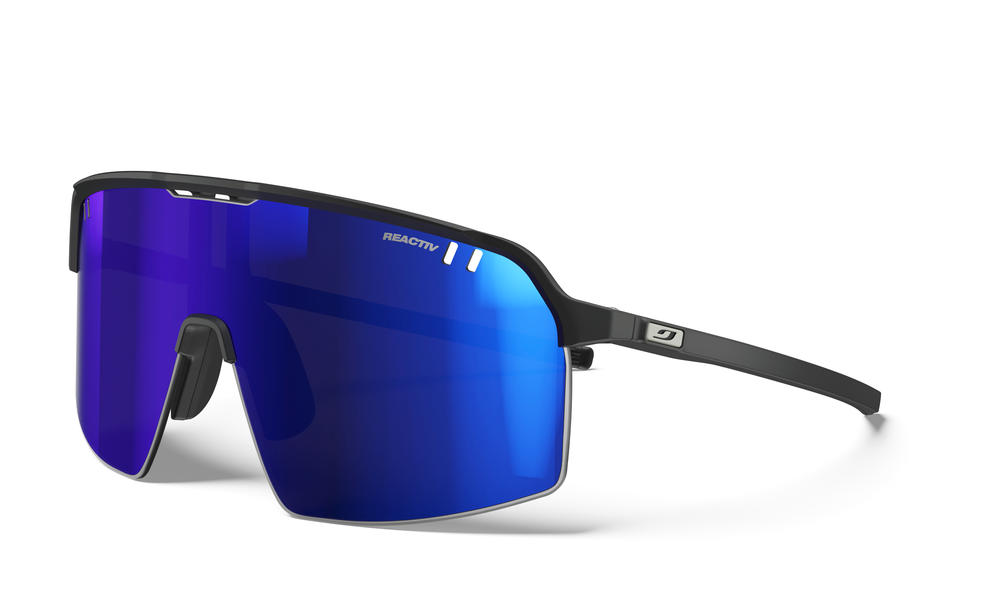 Julbo Intensity Sunglasses - Matt Black / Reactiv 1-3 High Contrast