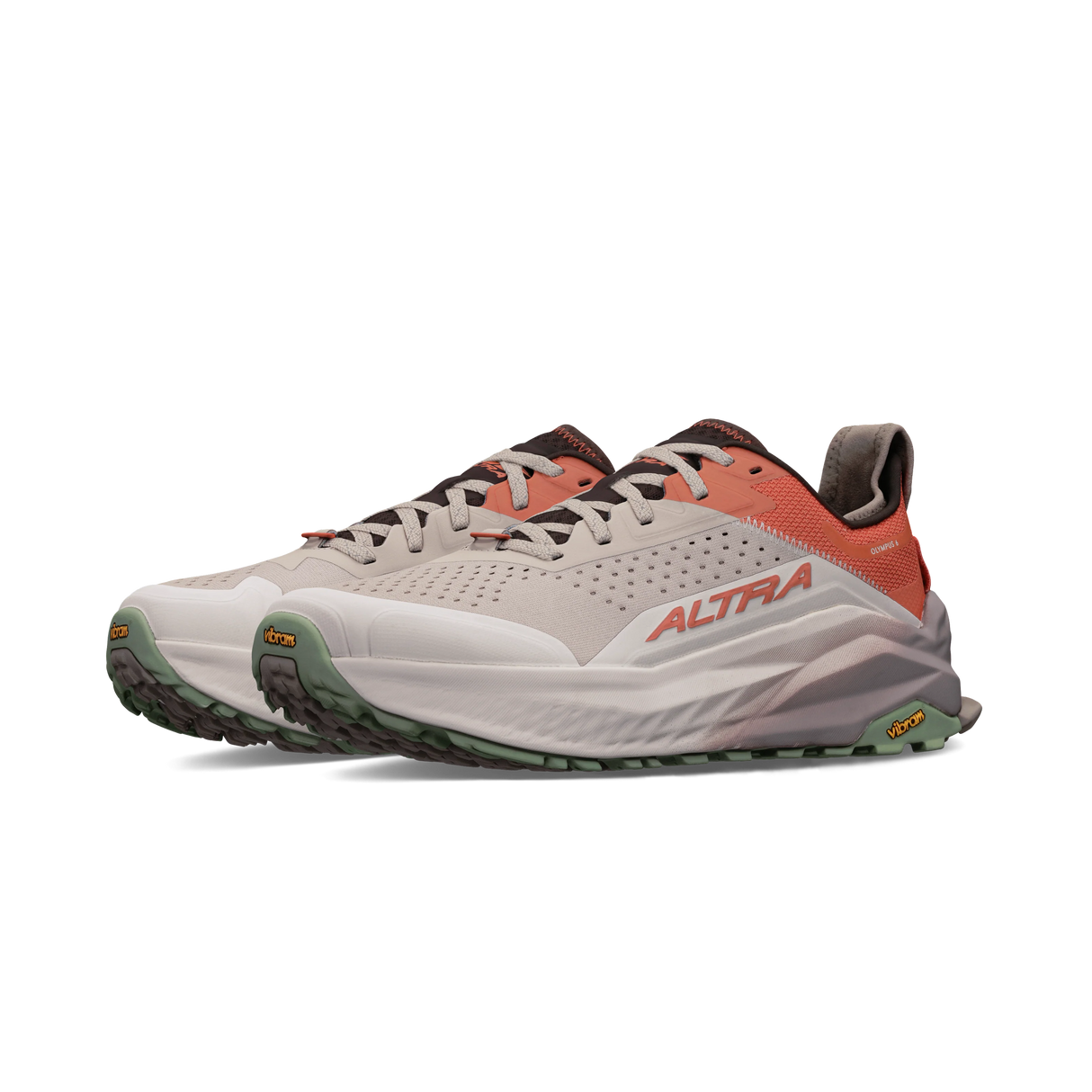 Altra Olympus 6 Shoes (Men's) - Orange/Grey - White - Green