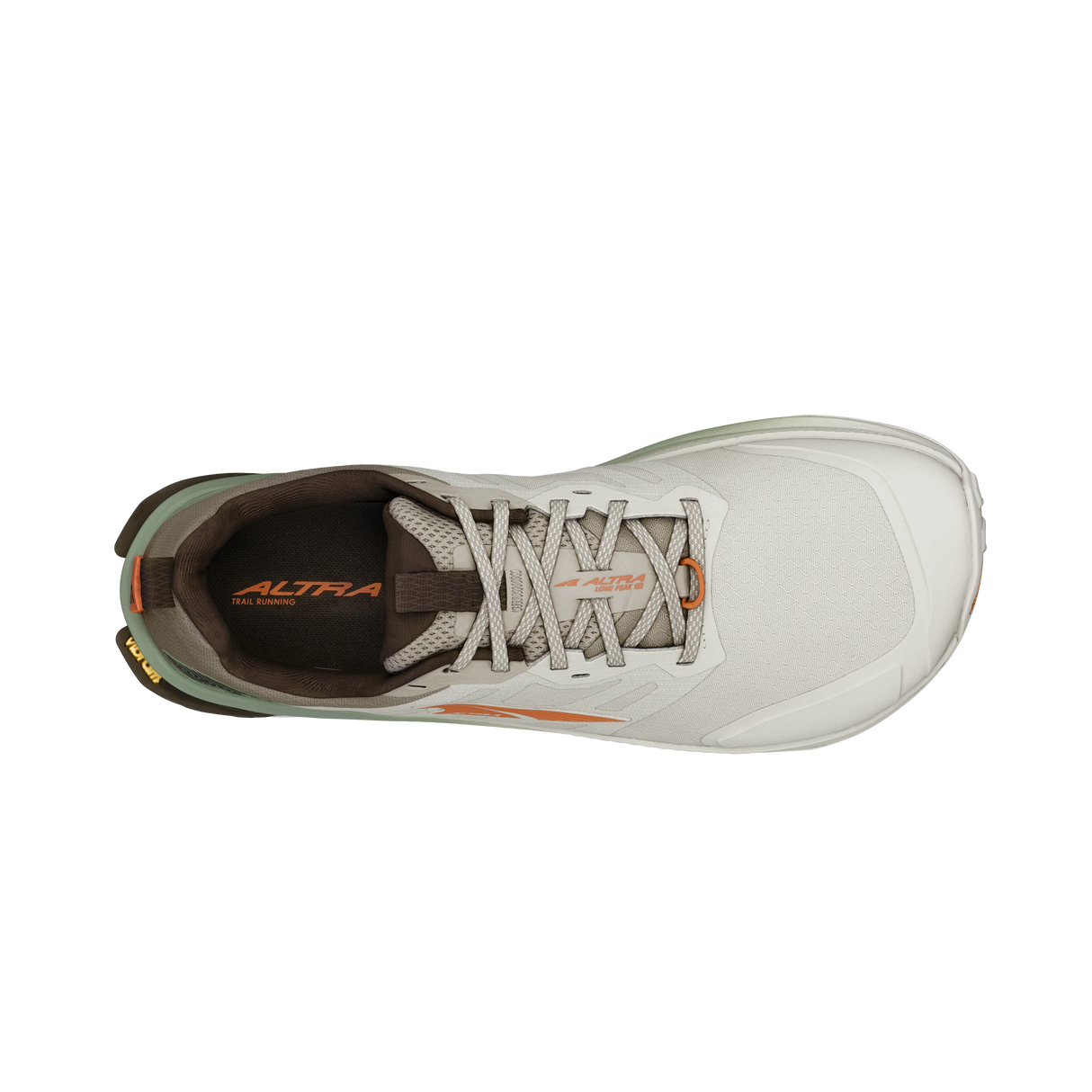 Altra Lone Peak 9+ Shoes (Men's) - Basalt - White - Green - Grey - Orange