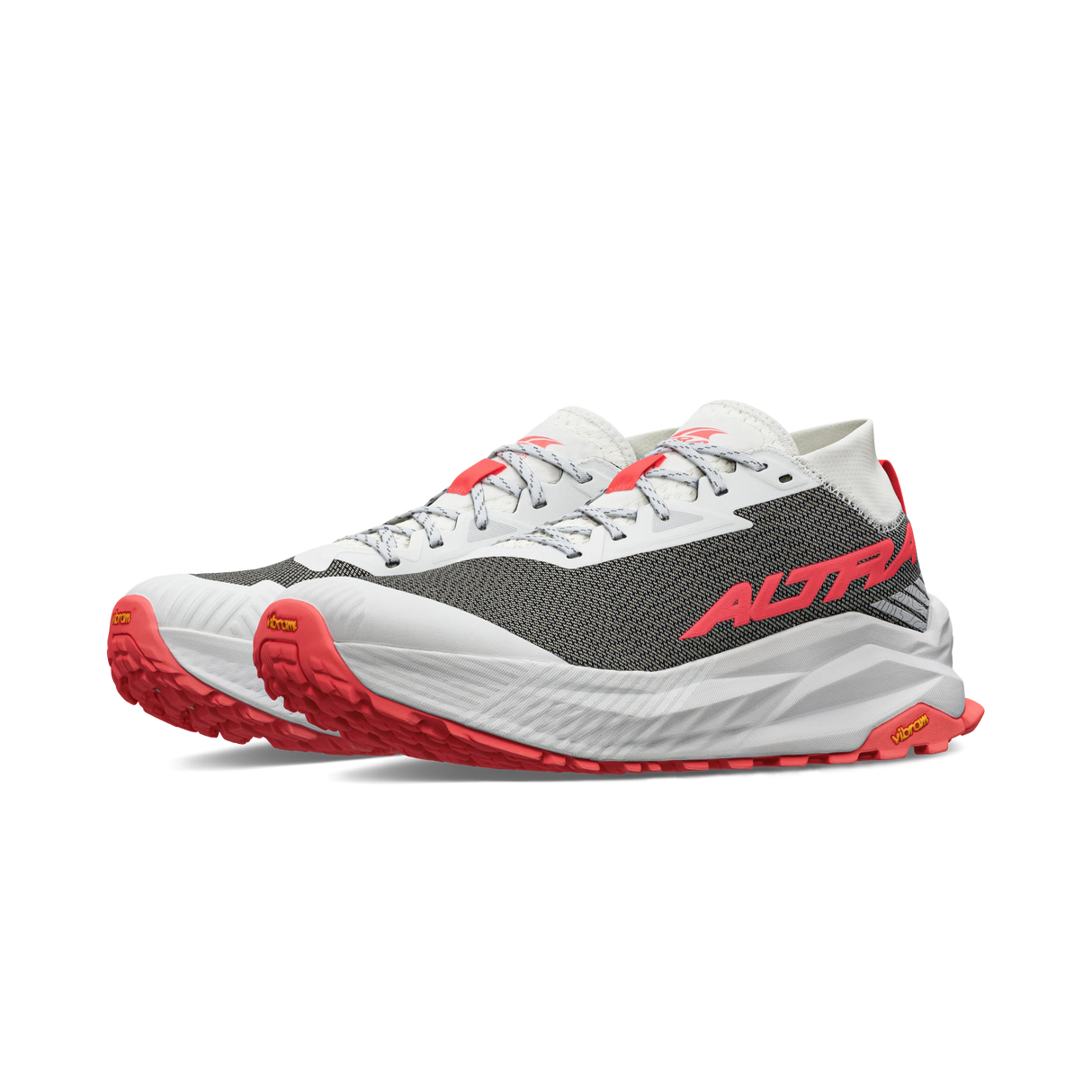 Altra Olympus 275 Shoes (Women's) - White/Coral - Grey - Orange