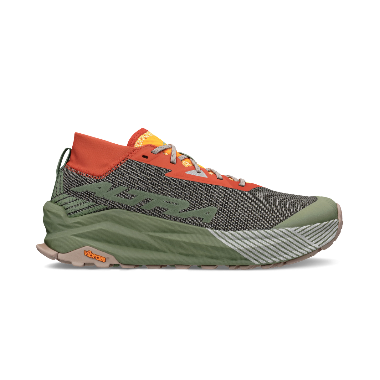 Altra Olympus 275 Shoes (Men's) - Grey/Orange - Green