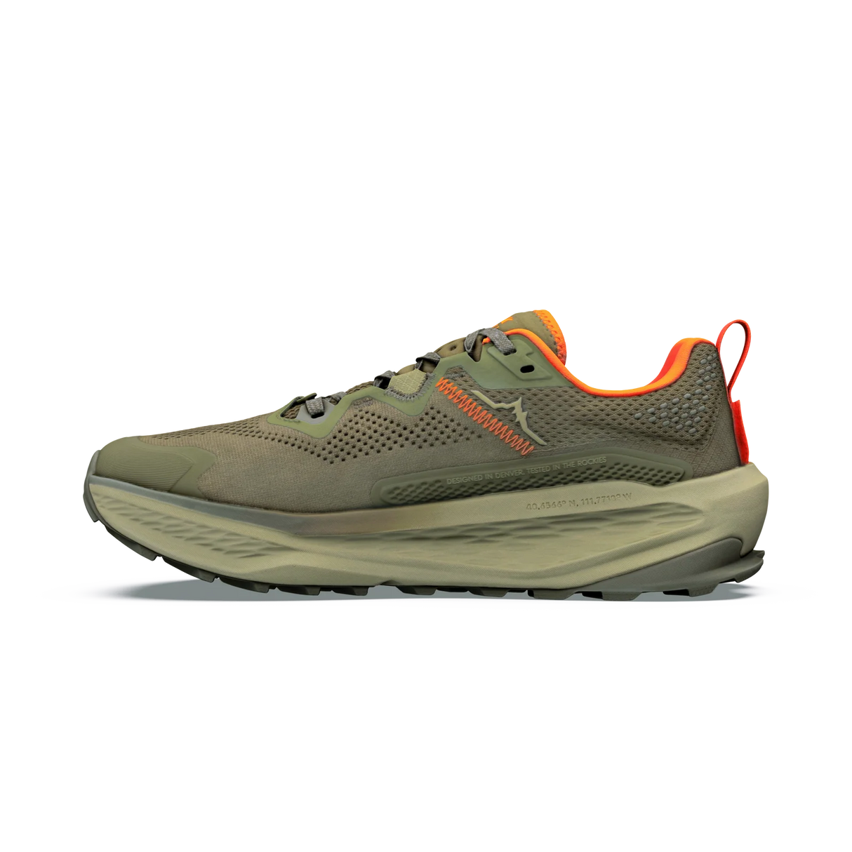 Altra Olympus 7 Shoes (Men's) - Dark Olive/Black