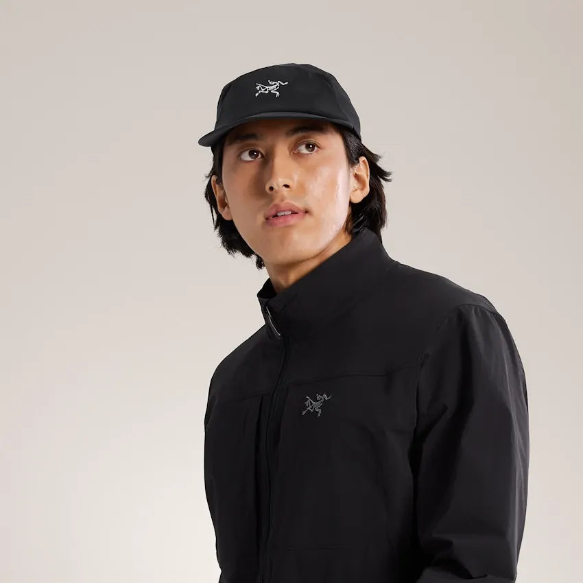 Arc'teryx 5 Panel Cap - Black/Arctic Silk - Find Your Feet Australia Hobart Launceston Tasmania