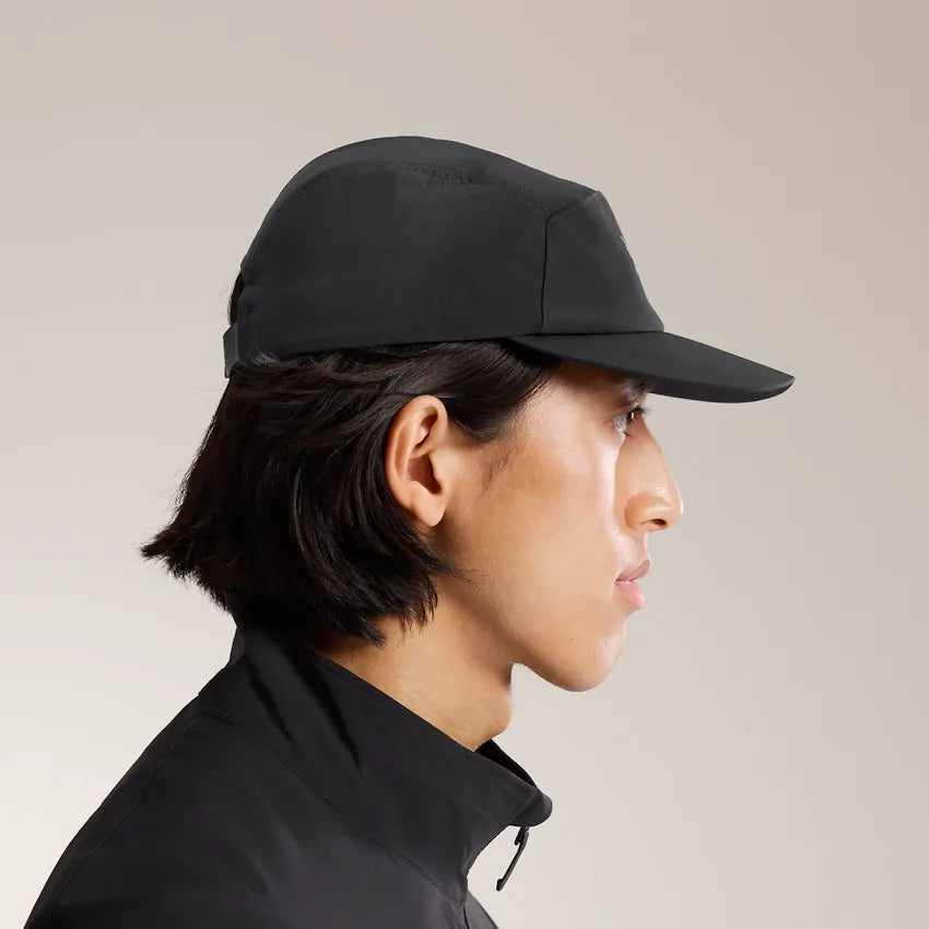 Arc'teryx 5 Panel Cap - Black/Arctic Silk - Find Your Feet Australia Hobart Launceston Tasmania