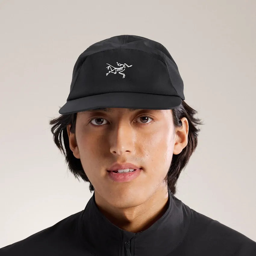 Arc'teryx 5 Panel Cap - Black/Arctic Silk - Find Your Feet Australia Hobart Launceston Tasmania